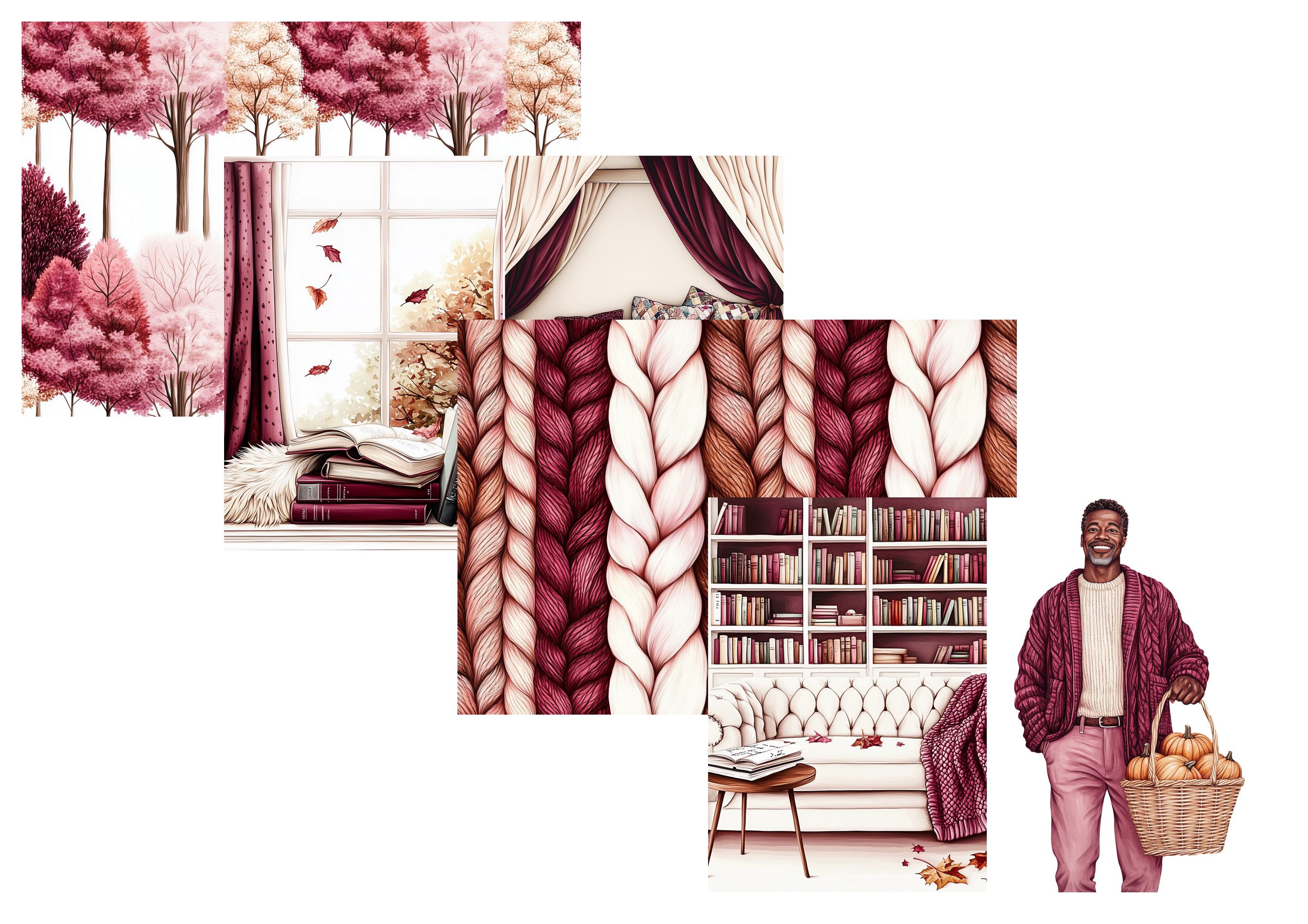LovedbyGaby A4 journalpapier set Cosy moments