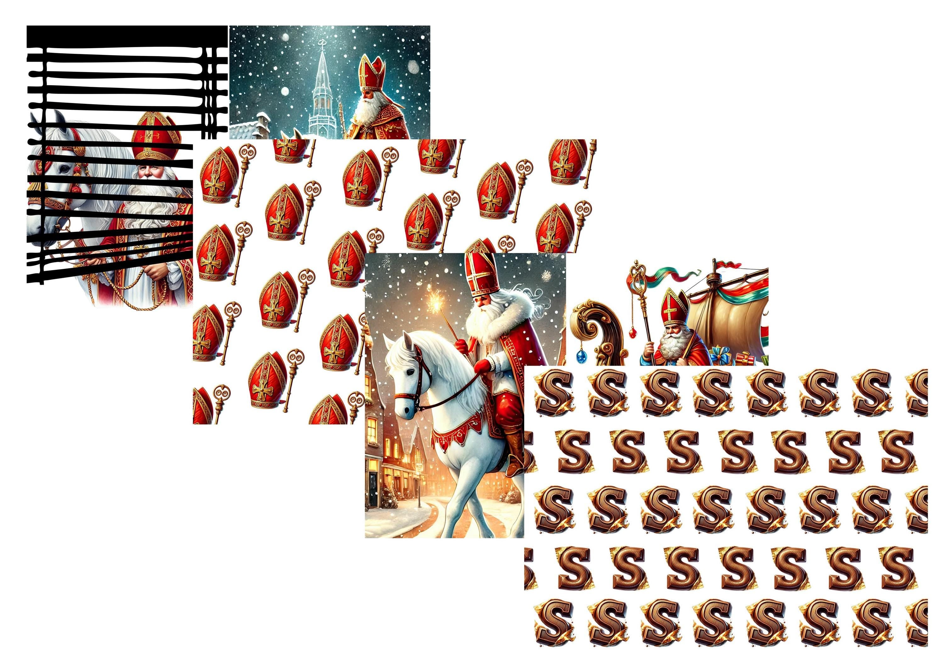 LovedbyGaby A4 journalpapier set SInterklaas