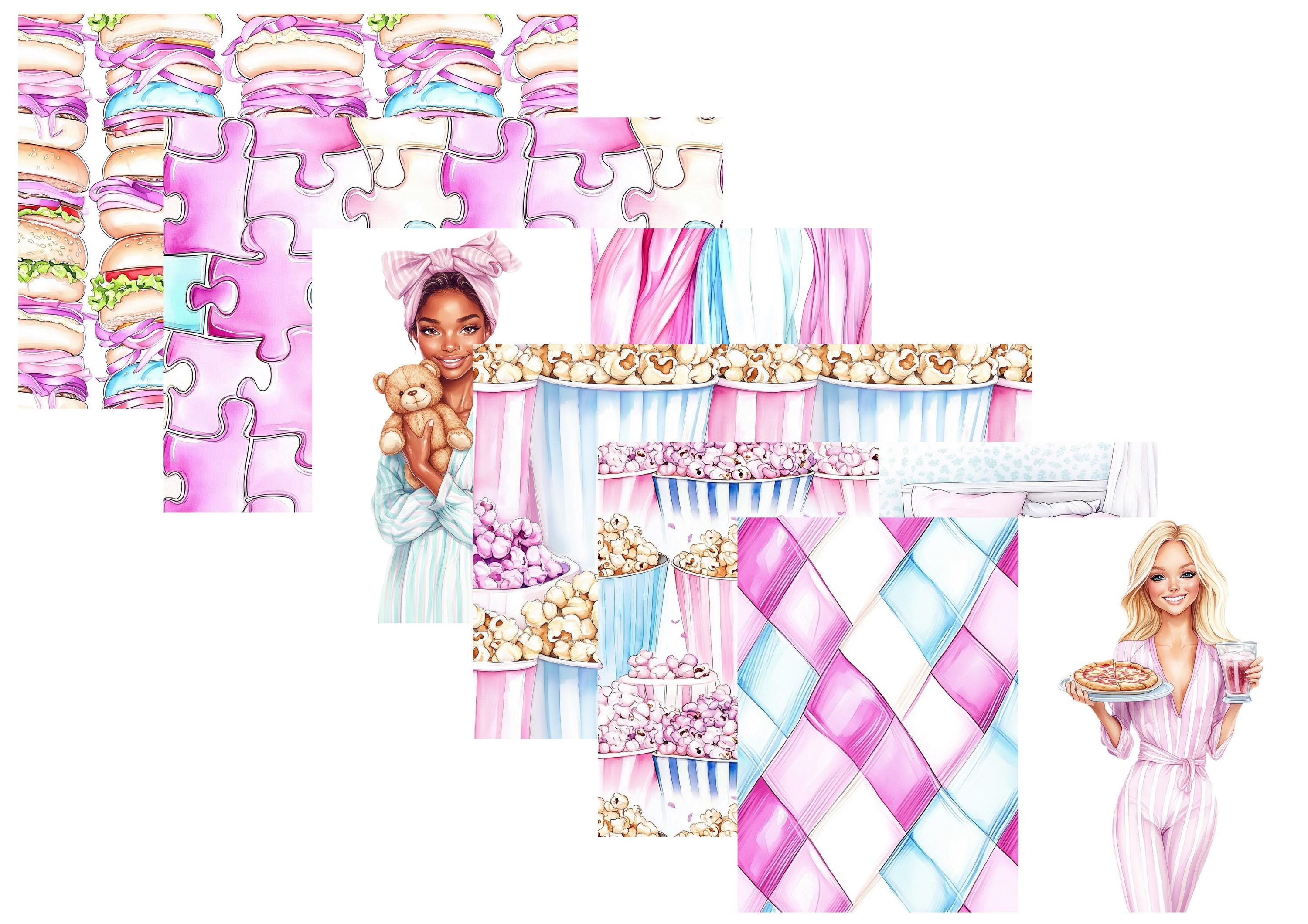 LovedbyGaby A4 journalpapier set Pyjamadag