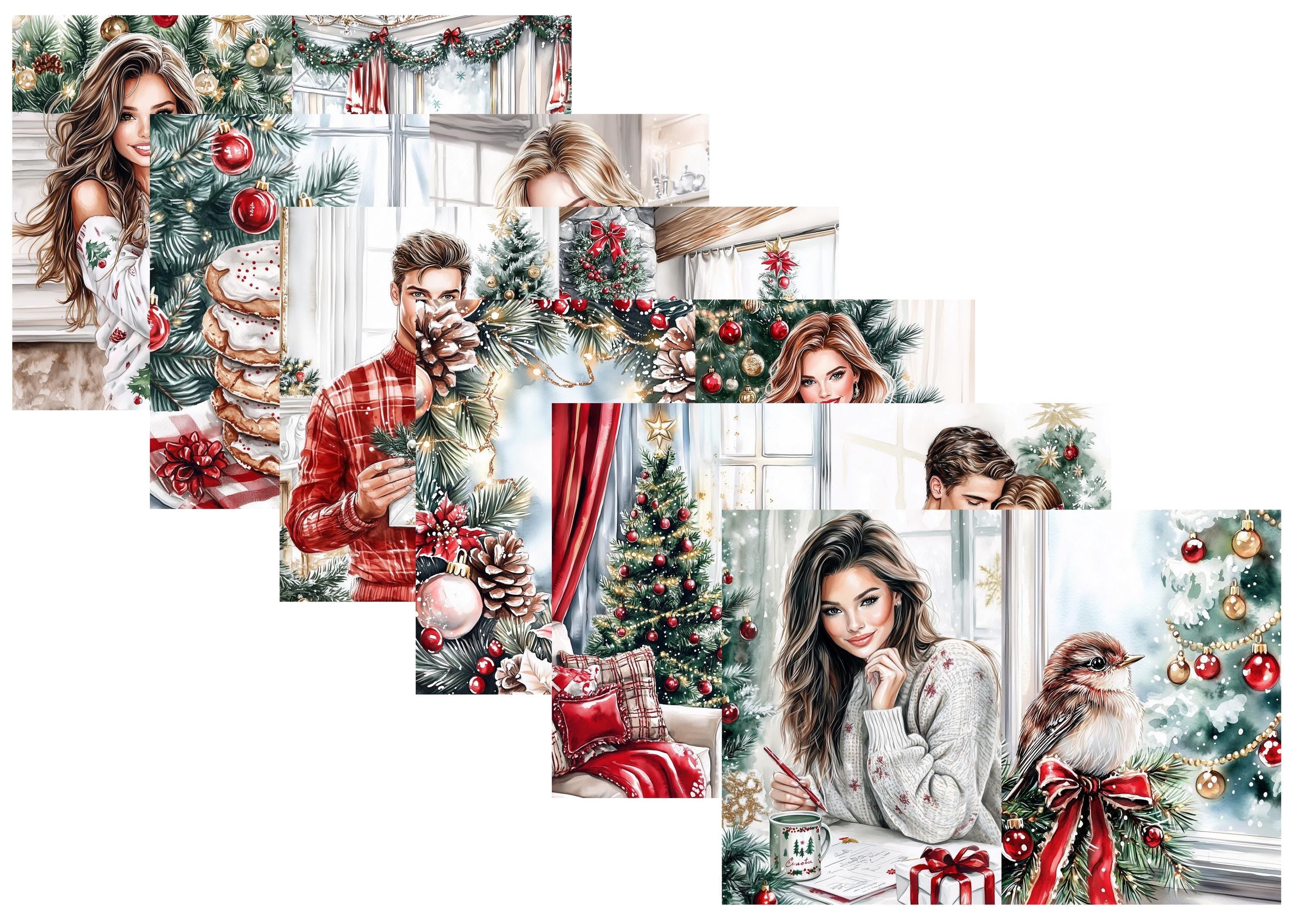 LovedbyGaby A4 journalpapier set Christmas Time