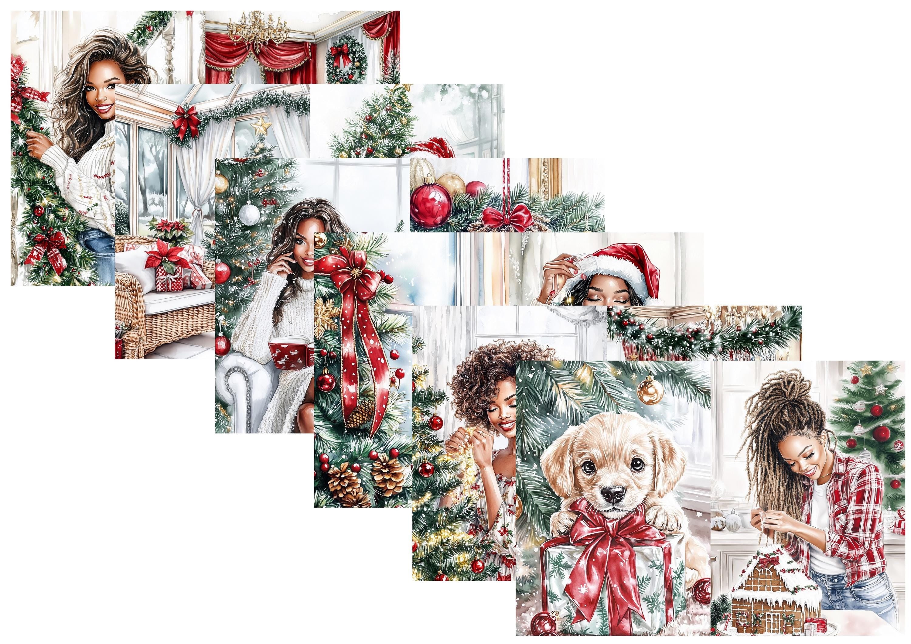 LovedbyGaby A4 journalpapier set Christmas Time