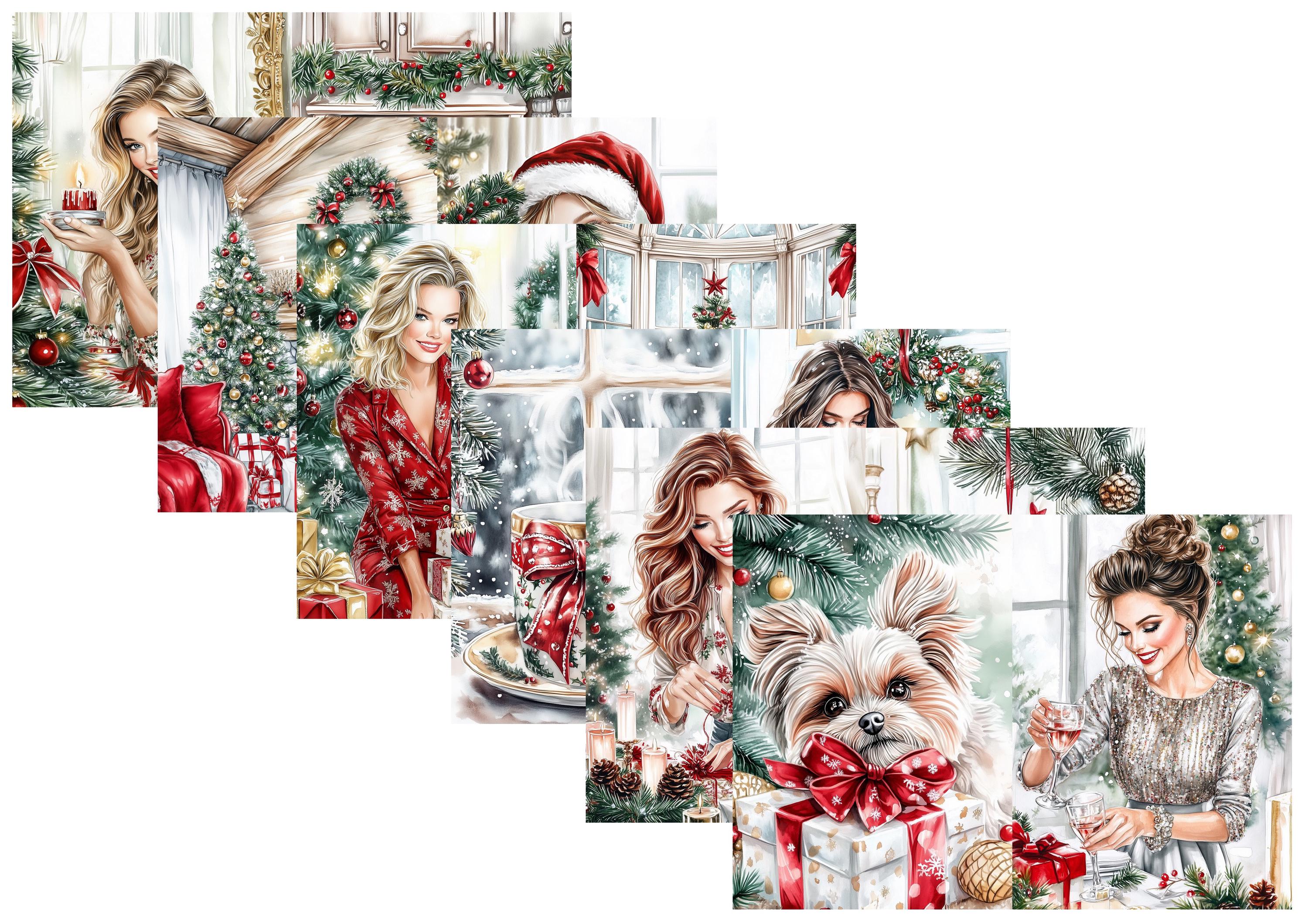 LovedbyGaby A4 journalpapier set Christmas Time