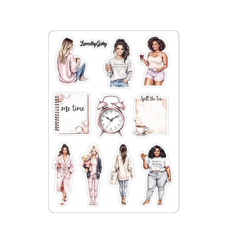 LovedbyGaby stickers Selflove / team single