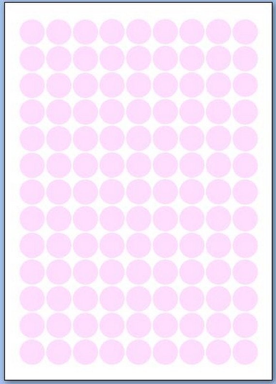 117 pastel colorcoding stickers