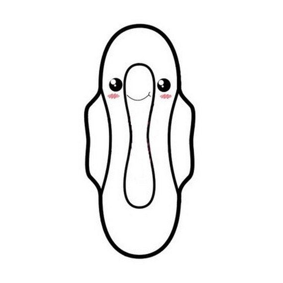 117 menstrual/ period/ breast check women stickers