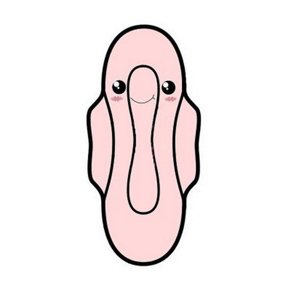 117 menstrual/ period/ breast check women stickers