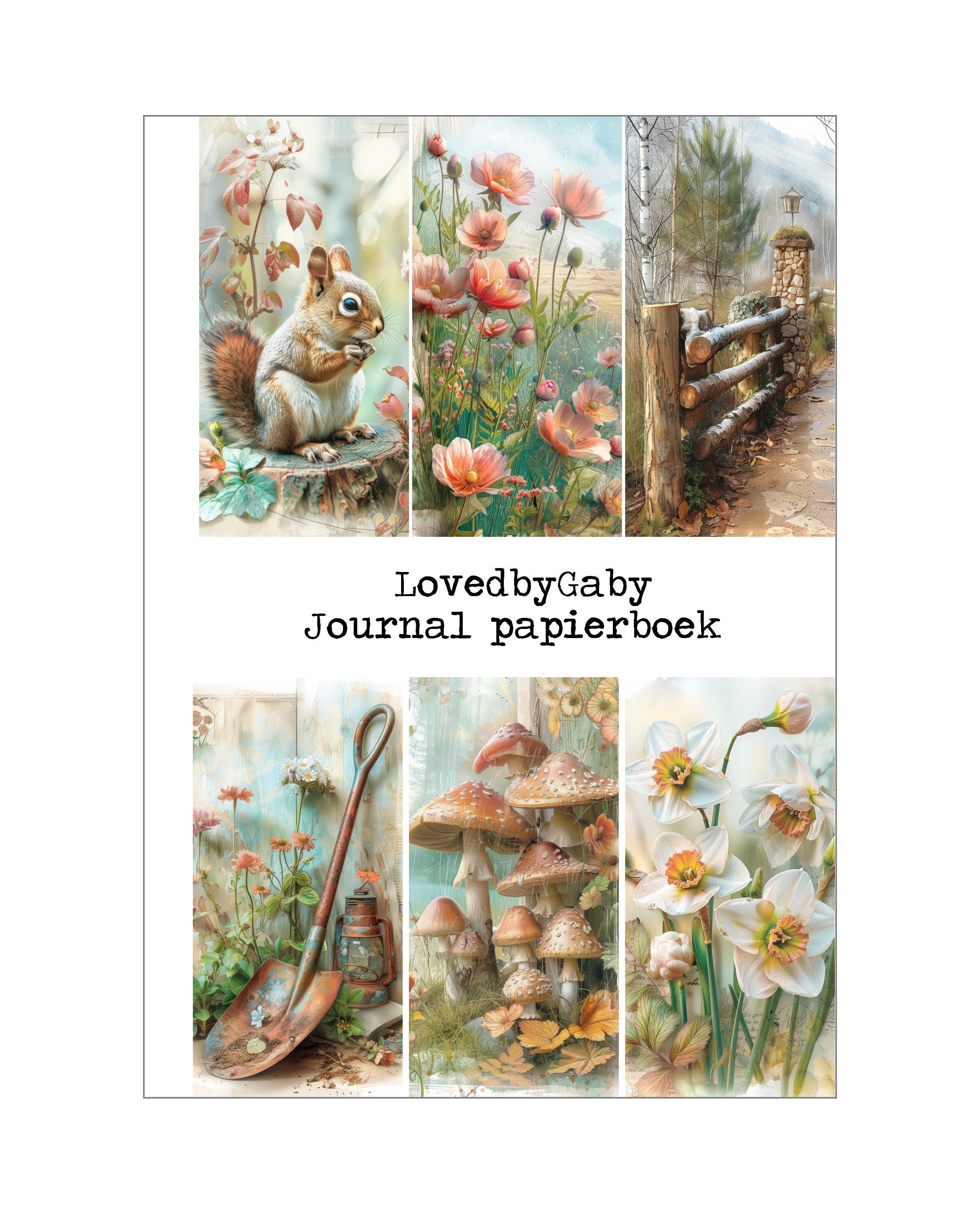 LovedbyGaby A5 papierboek Spring