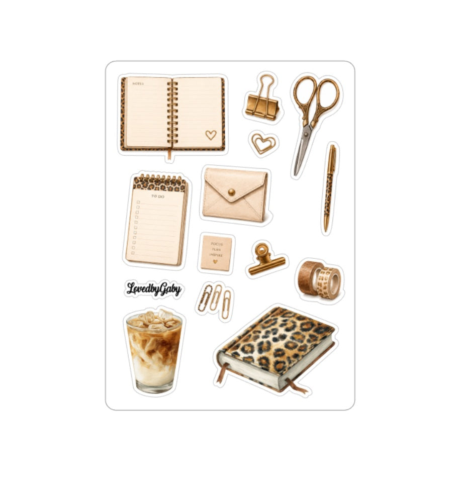 LovedbyGaby stickers Leopard