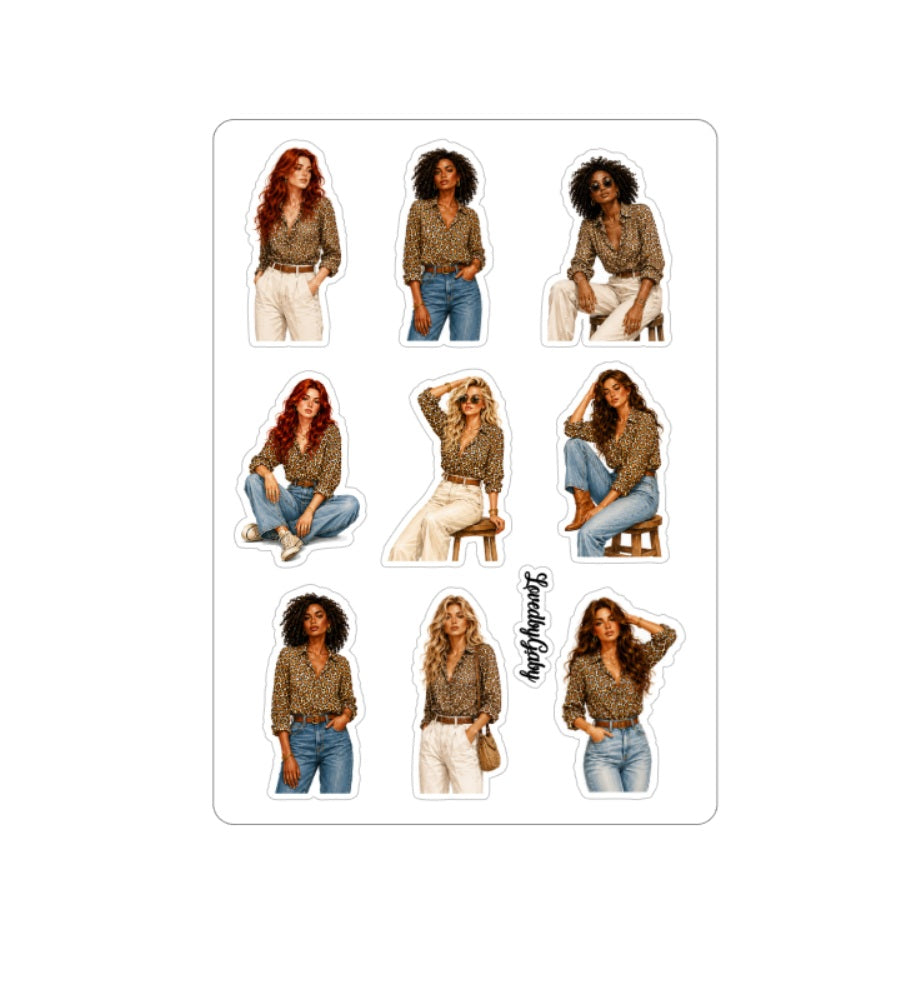 LovedbyGaby stickers Leopard