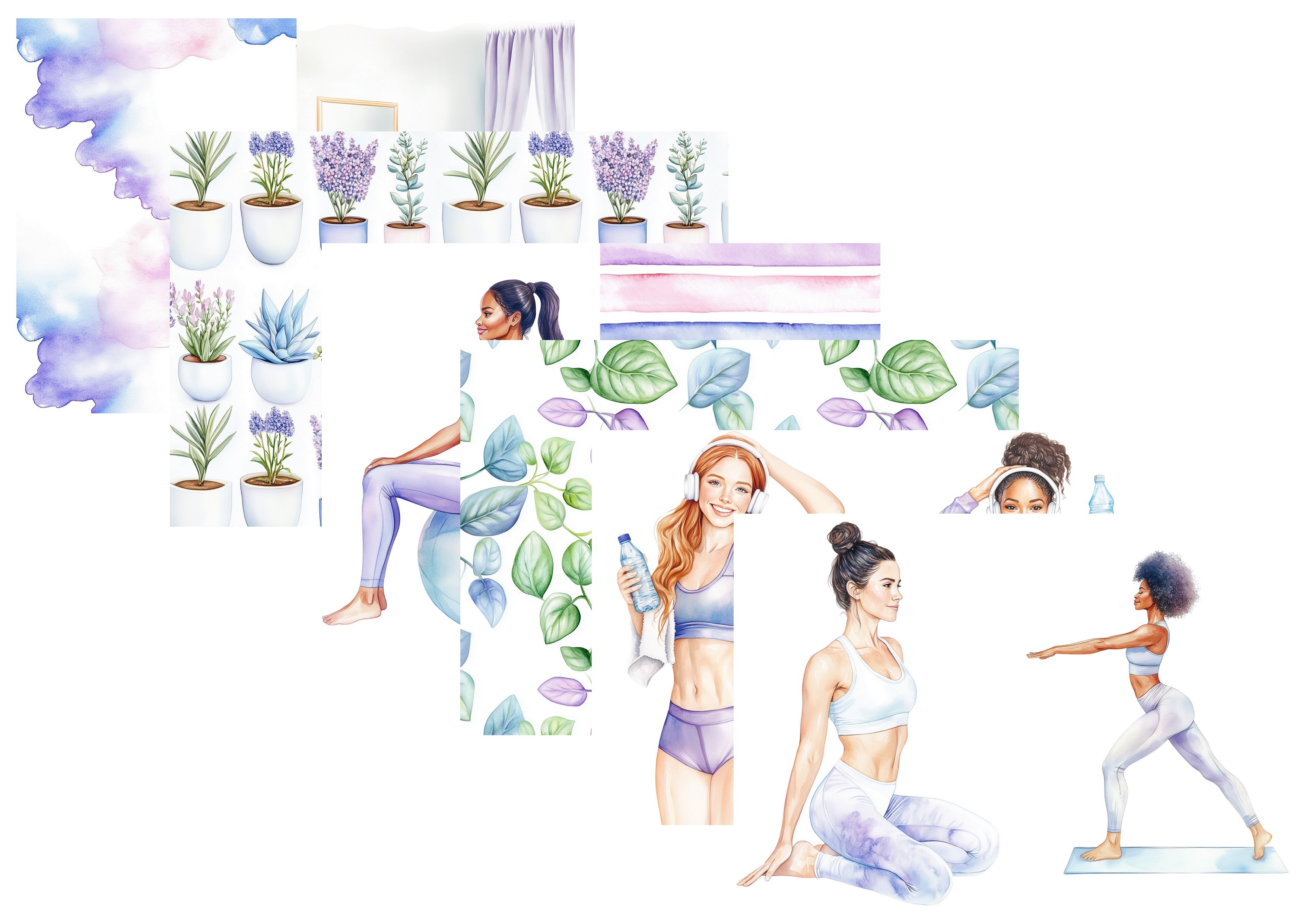 LovedbyGaby A4 journalpapier set Pilates