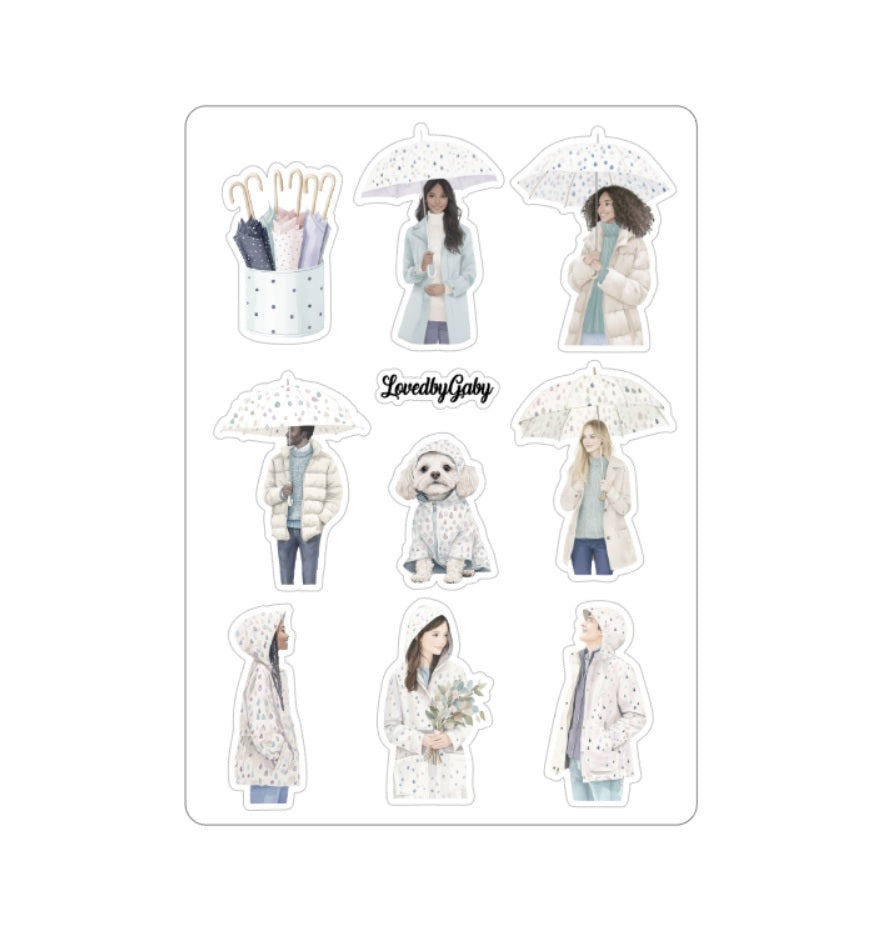 LovedbyGaby stickers Regendag