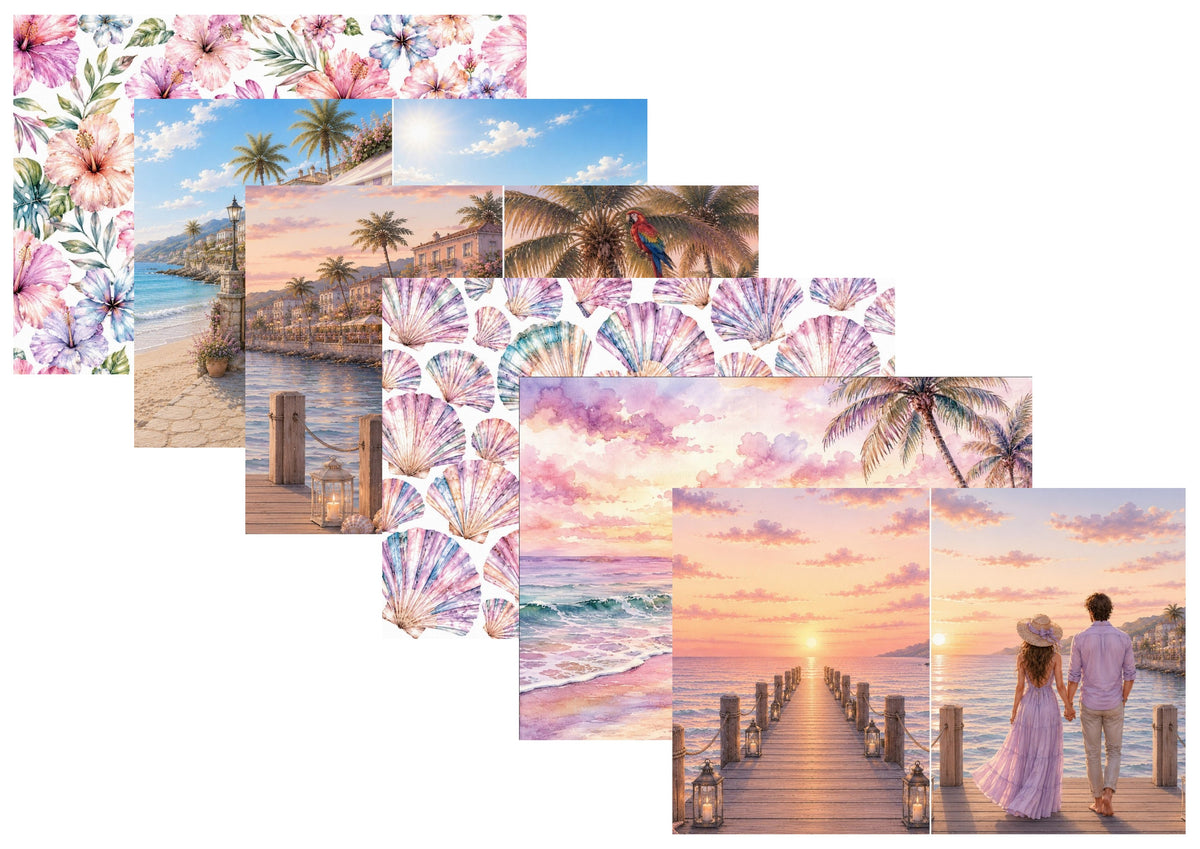 LovedbyGaby journalpapier set Pastel Summer