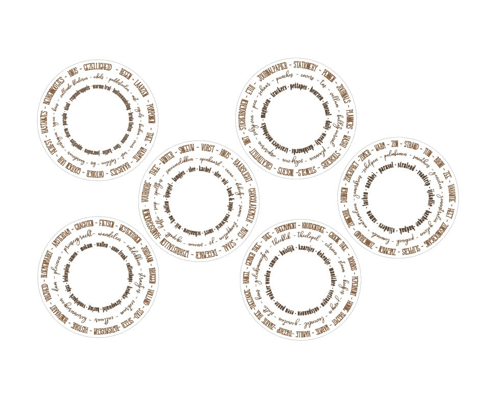 LovedbyGaby washi stickers rounds 1