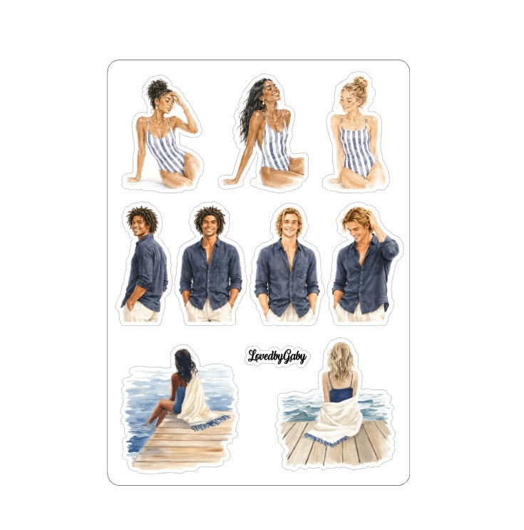 LovedbyGaby stickers Sailing Blue