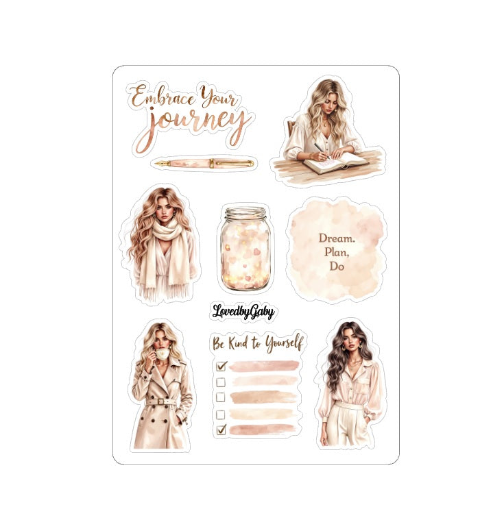 LovedbyGaby stickers Selflove planning