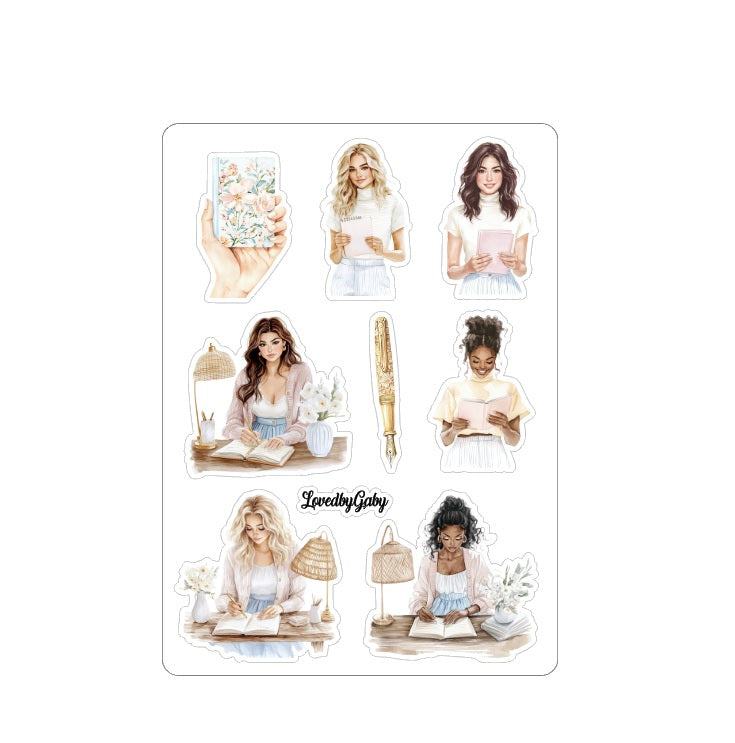 LovedbyGaby stickers Springplanning