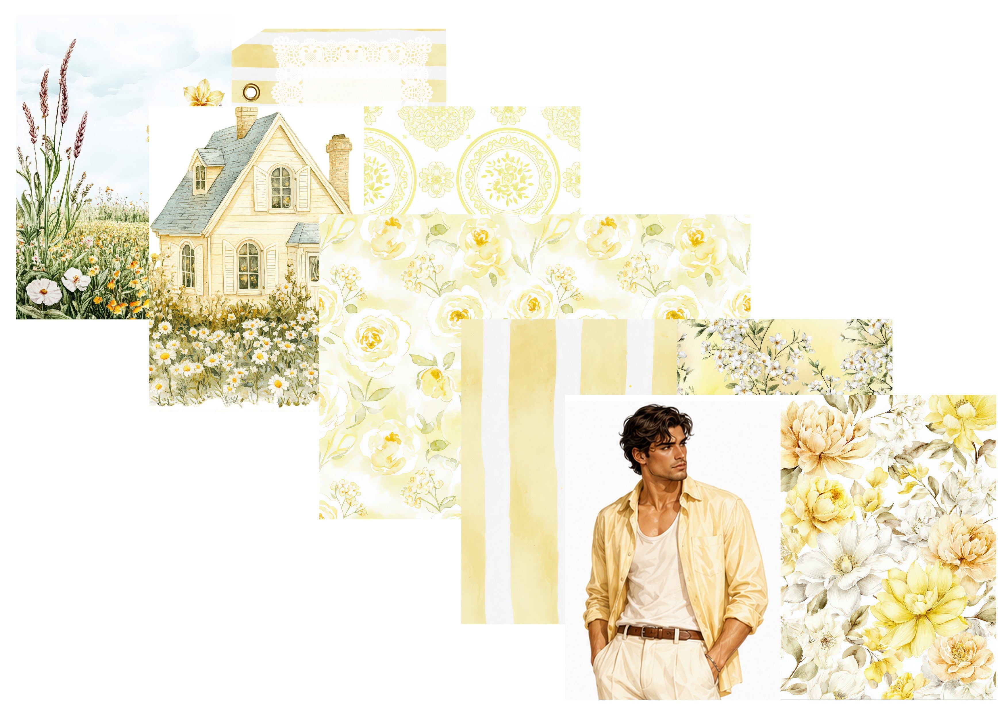 LovedbyGaby papierset Sunlit