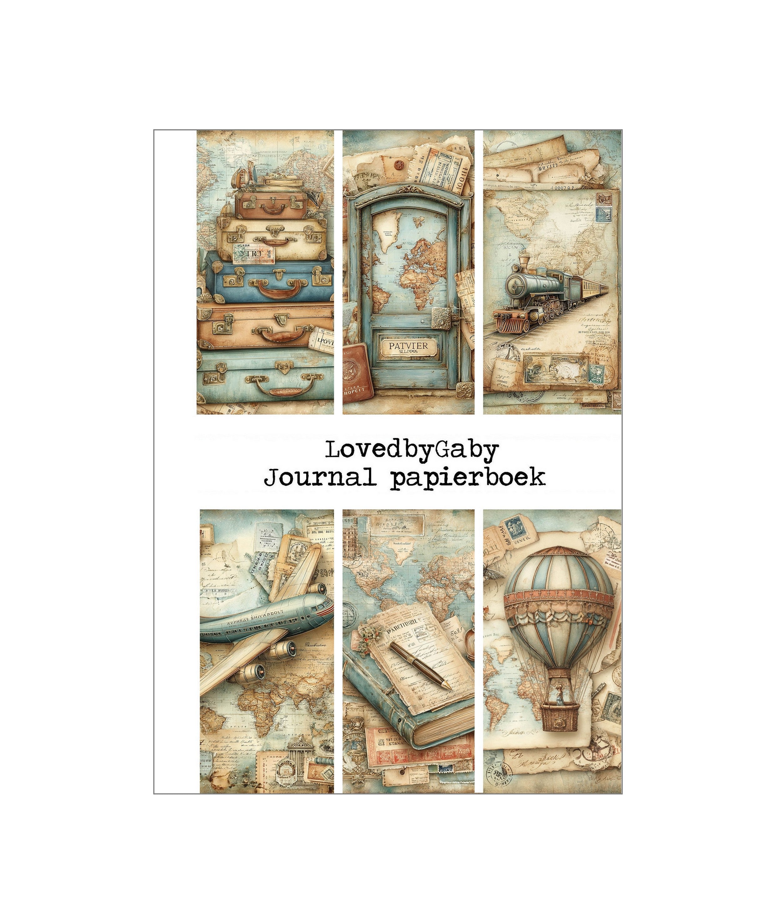 LovedbyGaby journalpapier boek Vintage Travel