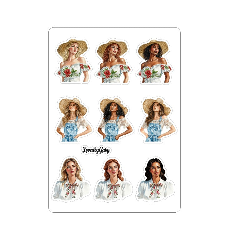 LovedbyGaby stickers Country Whispers
