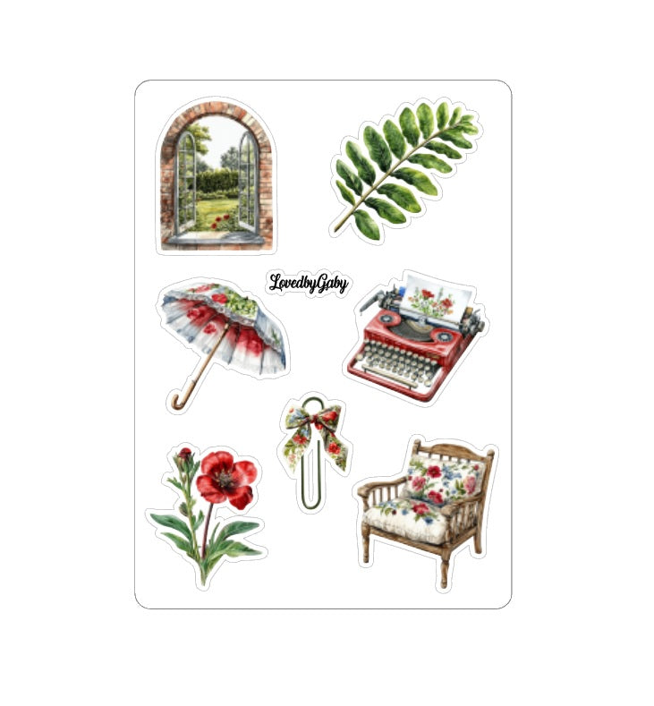LovedbyGaby autocollants Chuchotements de campagne