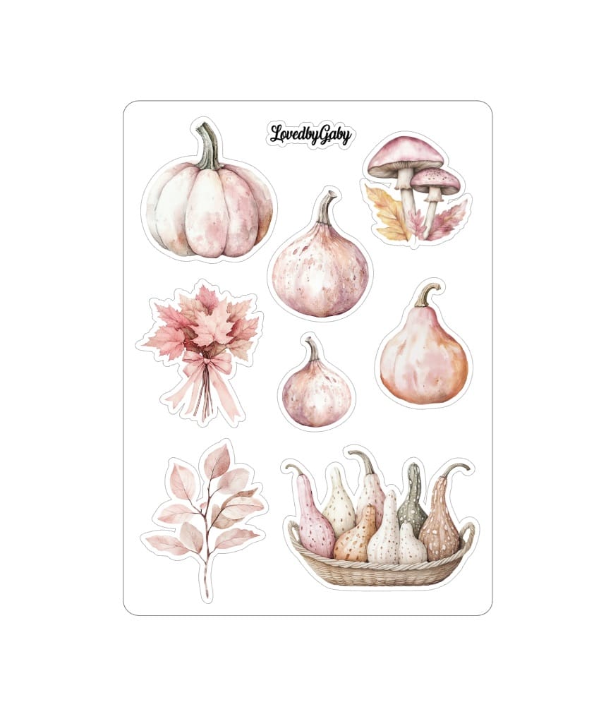 LovedbyGaby stickers Blush Autumn
