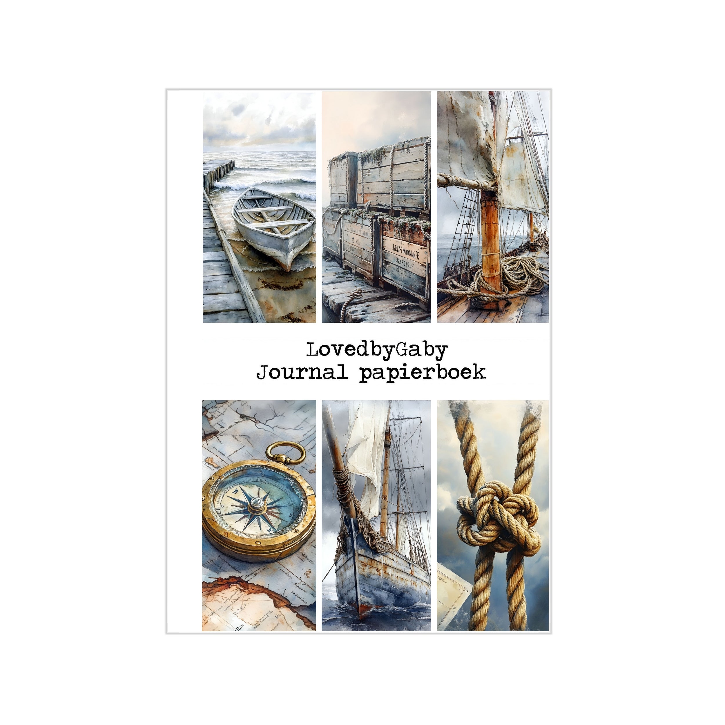 LovedbyGaby A5 papierboek Sailing Blue