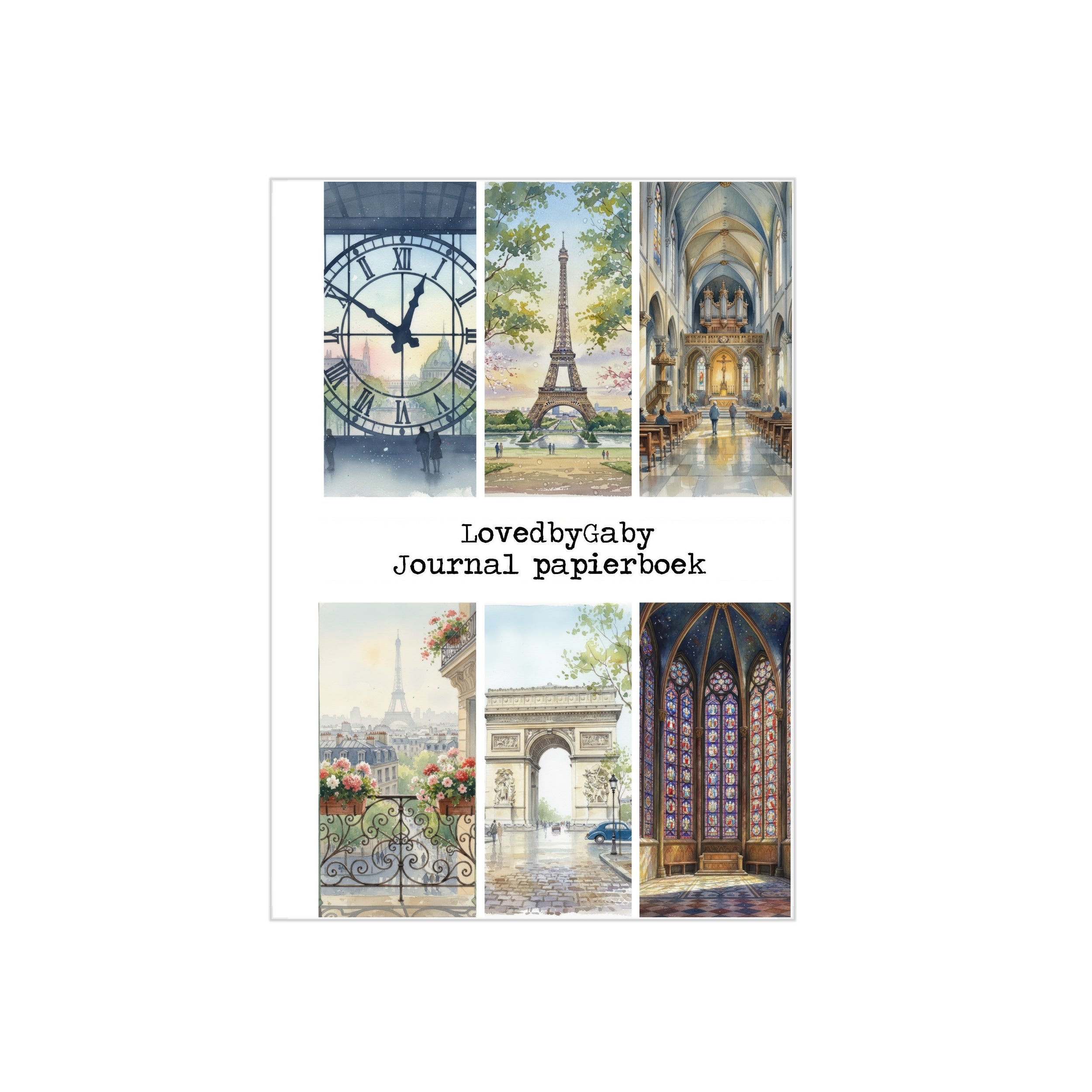 LovedbyGaby A5 papierboek Parijs