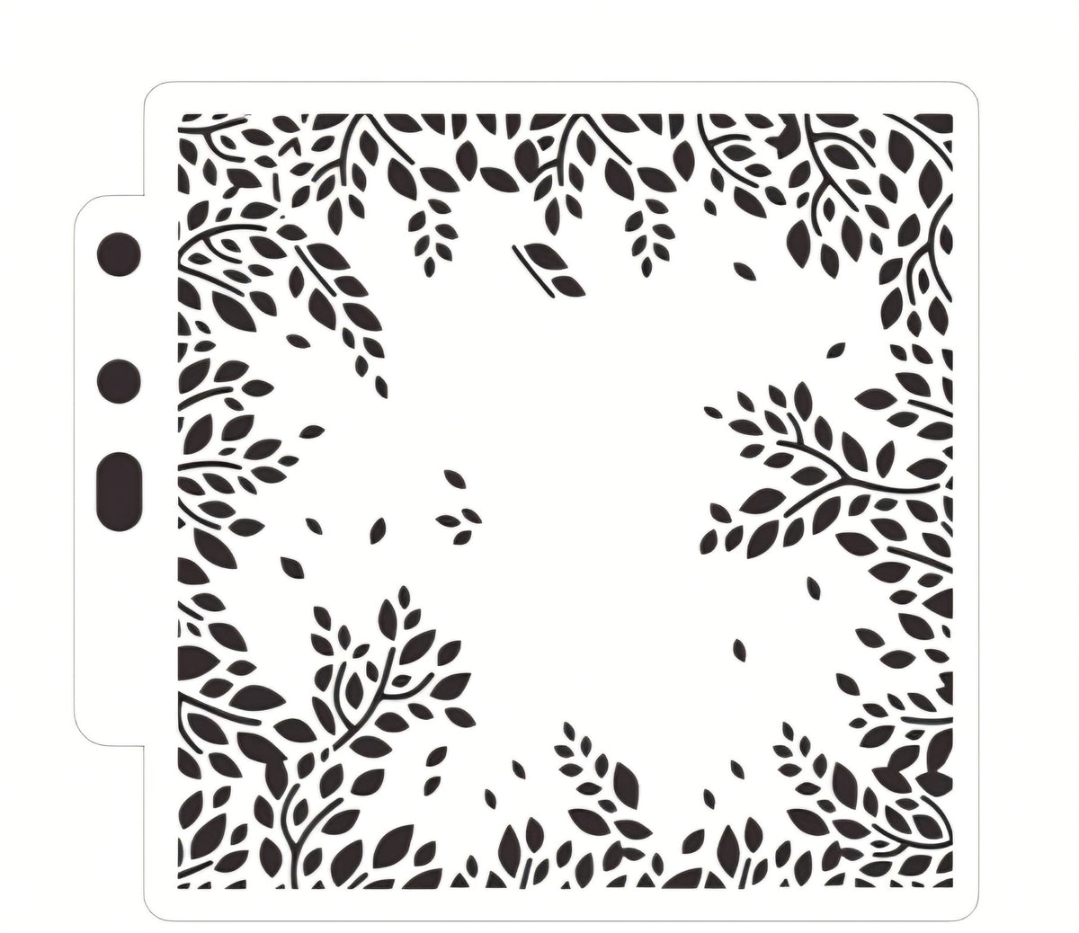 LovedbyGaby stencil Floral Frame