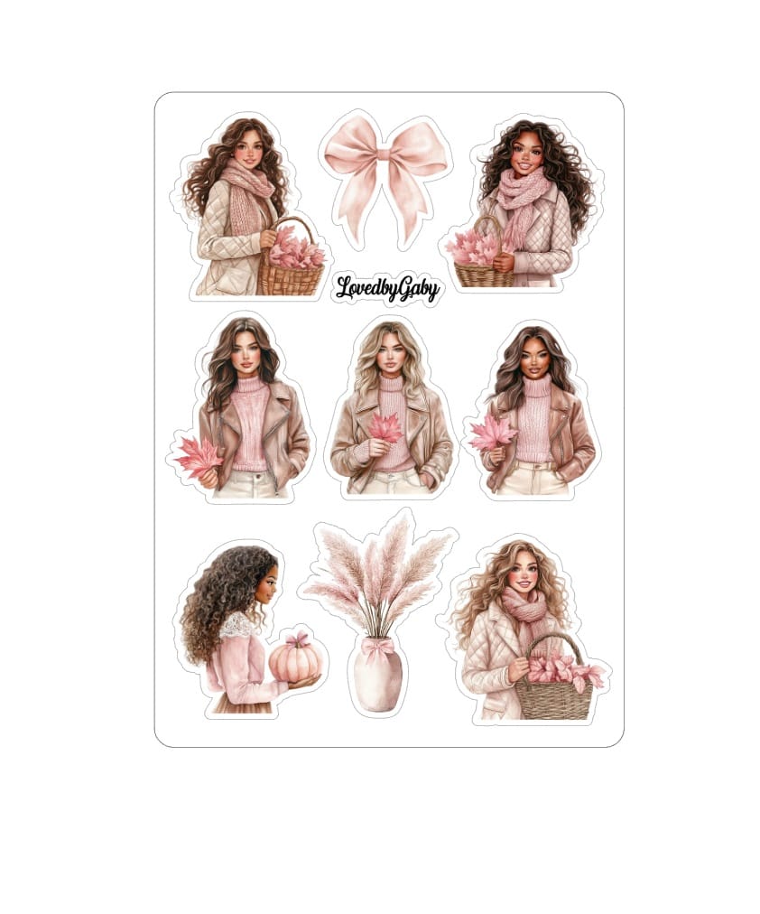 LovedbyGaby stickers Blush Autumn