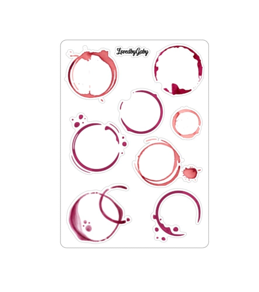 LovedbyGaby stickers Wijn