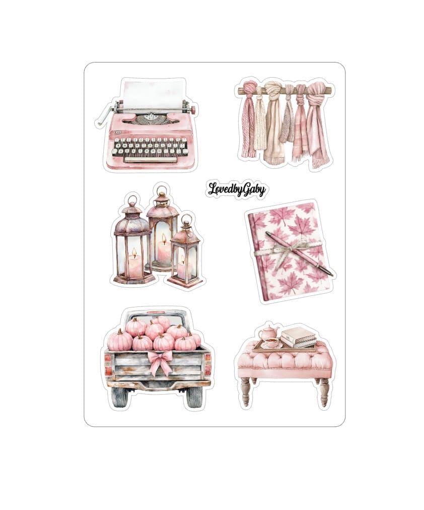 LovedbyGaby stickers Blush Autumn