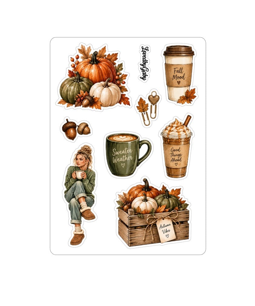 LovedbyGaby stickers Green fall