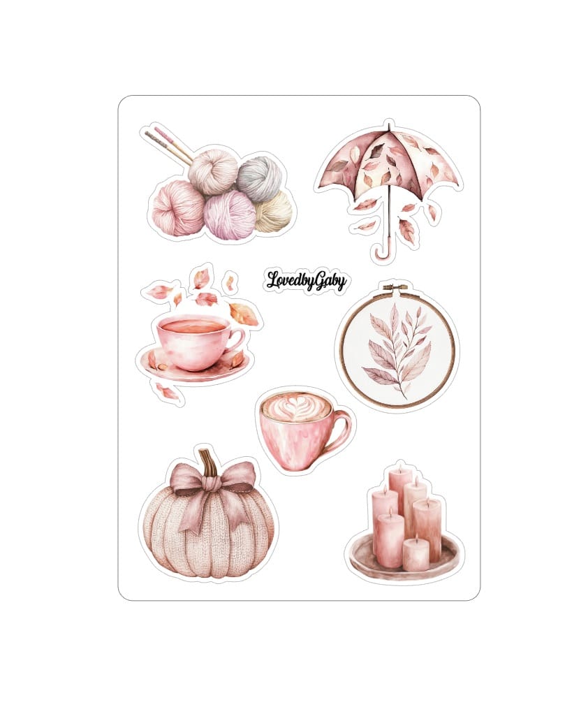 LovedbyGaby stickers Blush Autumn