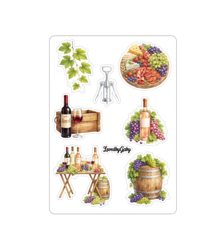 LovedbyGaby stickers Wijn