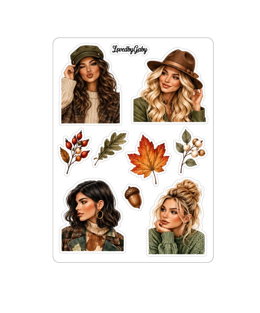 LovedbyGaby stickers Green fall