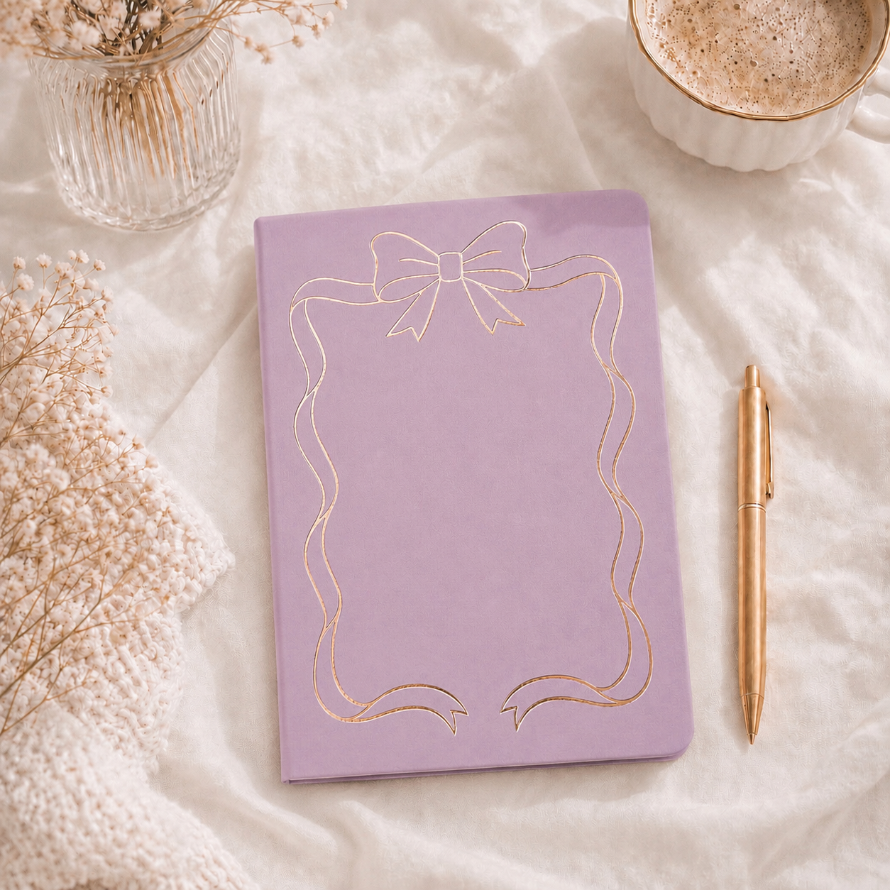 LovedbyGaby A5 bulletjournal Pink Bow