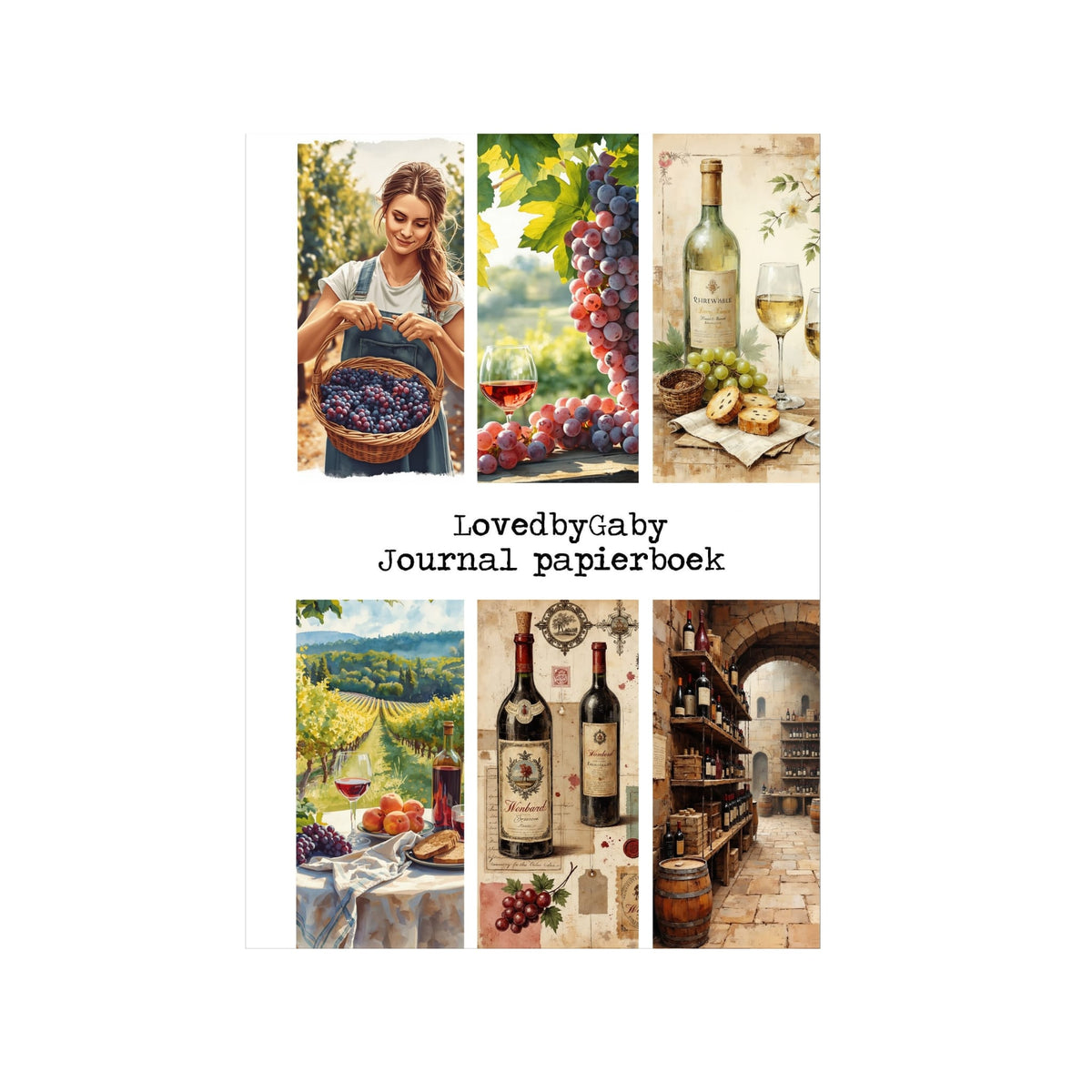 LovedbyGaby journalpapier boek Wine