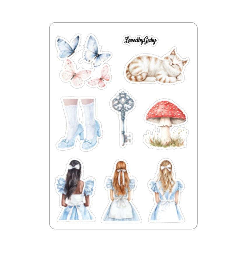 LovedbyGaby stickers Modern Alice
