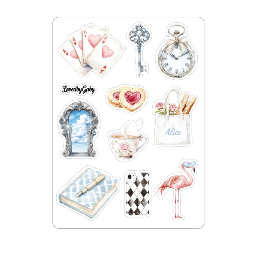 LovedbyGaby stickers Modern Alice