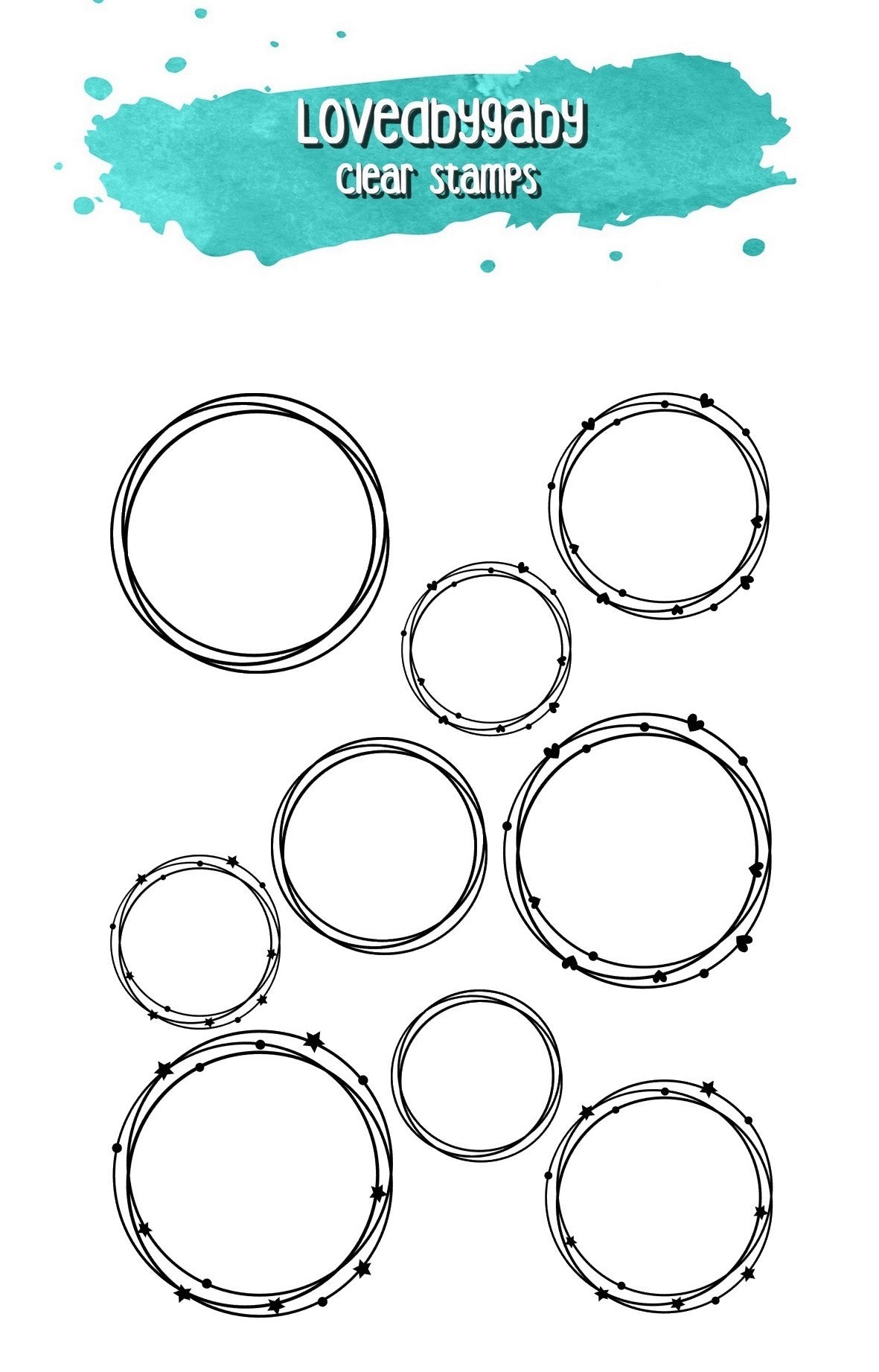 LovedbyGaby clearstamps rounds