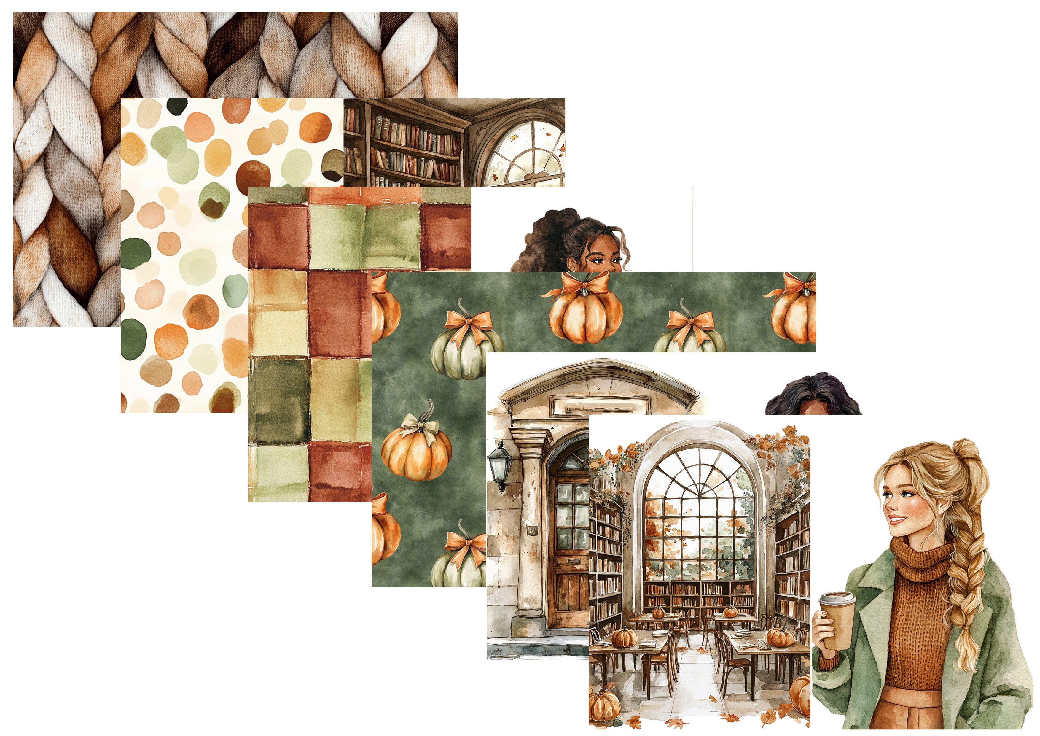 LovedbyGaby papierset Autumn books