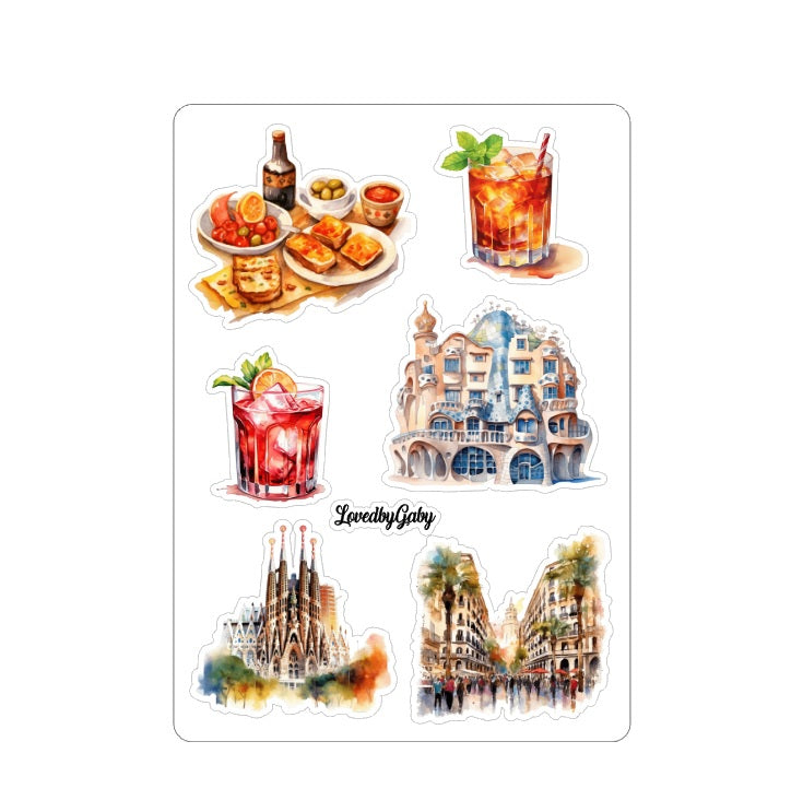 LovedbyGaby stickers Barcelona