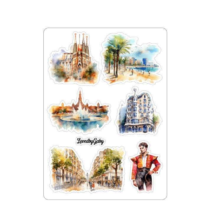 LovedbyGaby stickers Barcelona