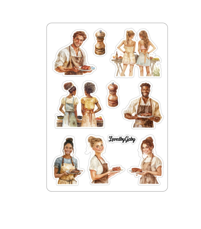 LovedbyGaby stickers barbecue