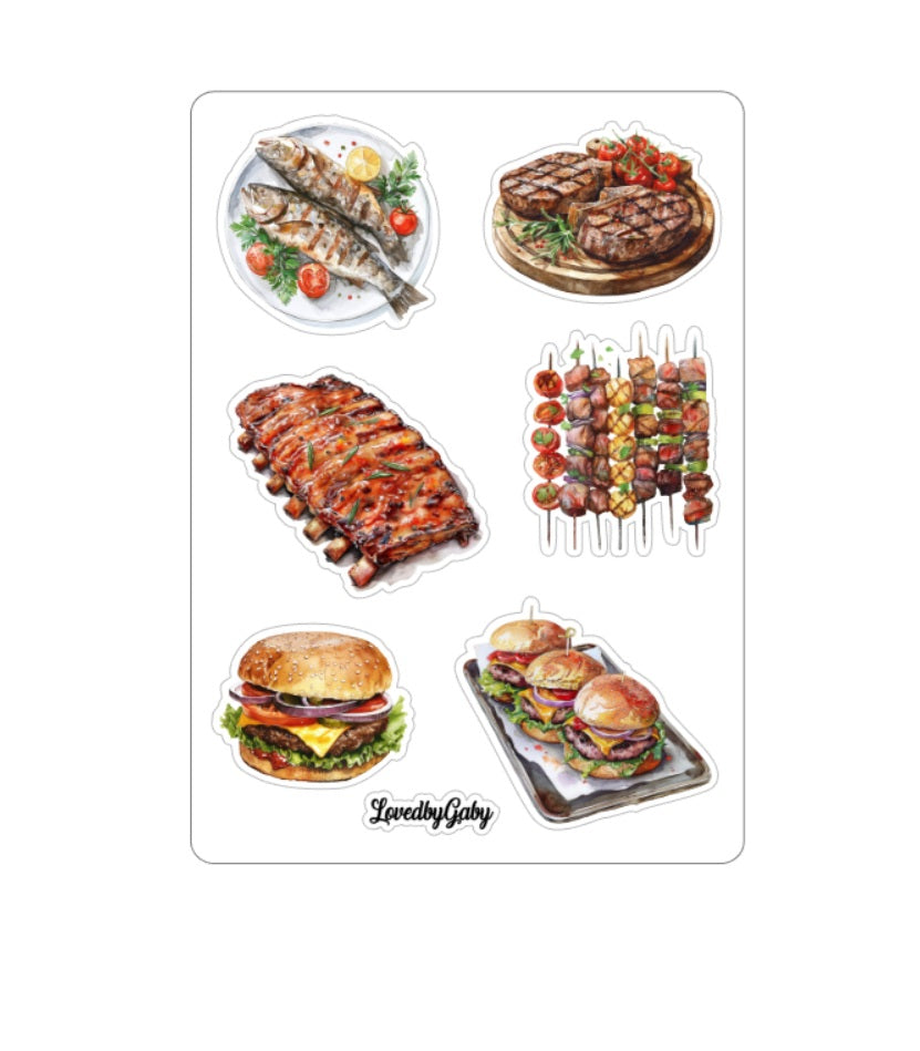 LovedbyGaby stickers barbecue