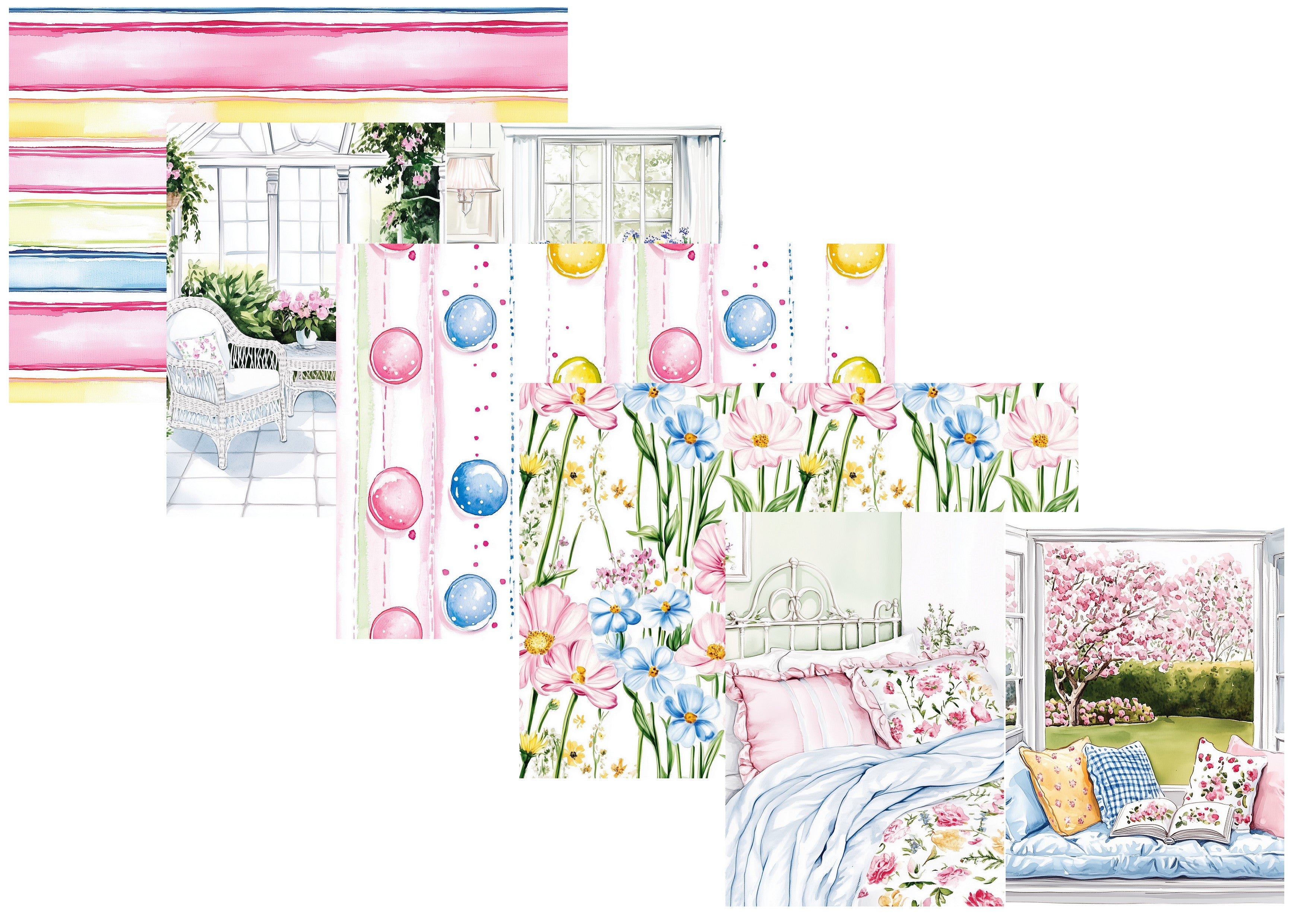 LovedbyGaby A4 journalpapier set Blooming home