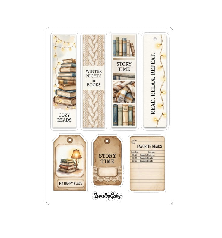 LovedbyGaby stickers Cosy Books