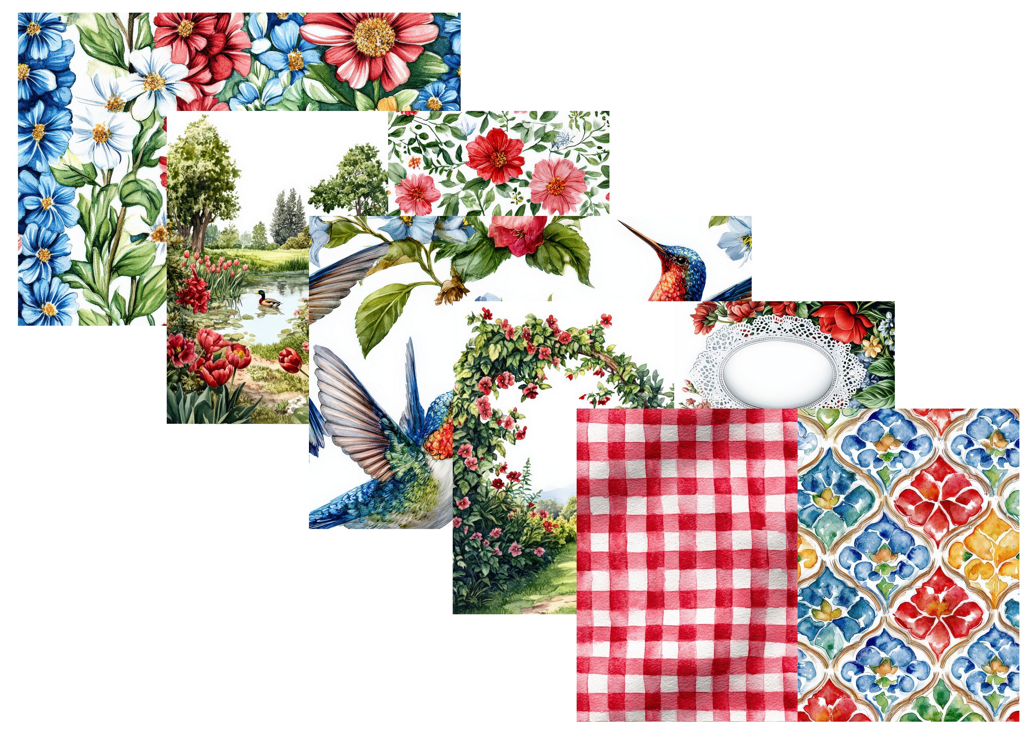 LovedbyGaby A4 journalpapier set Country Whispers