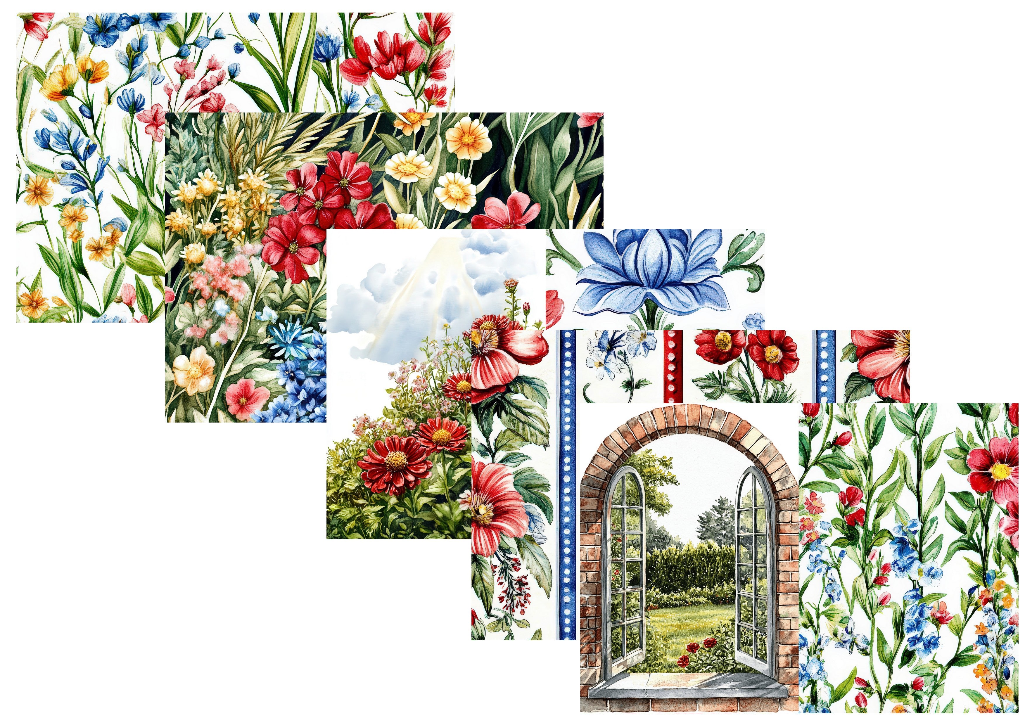 LovedbyGaby A4 journalpapier set Country Whispers