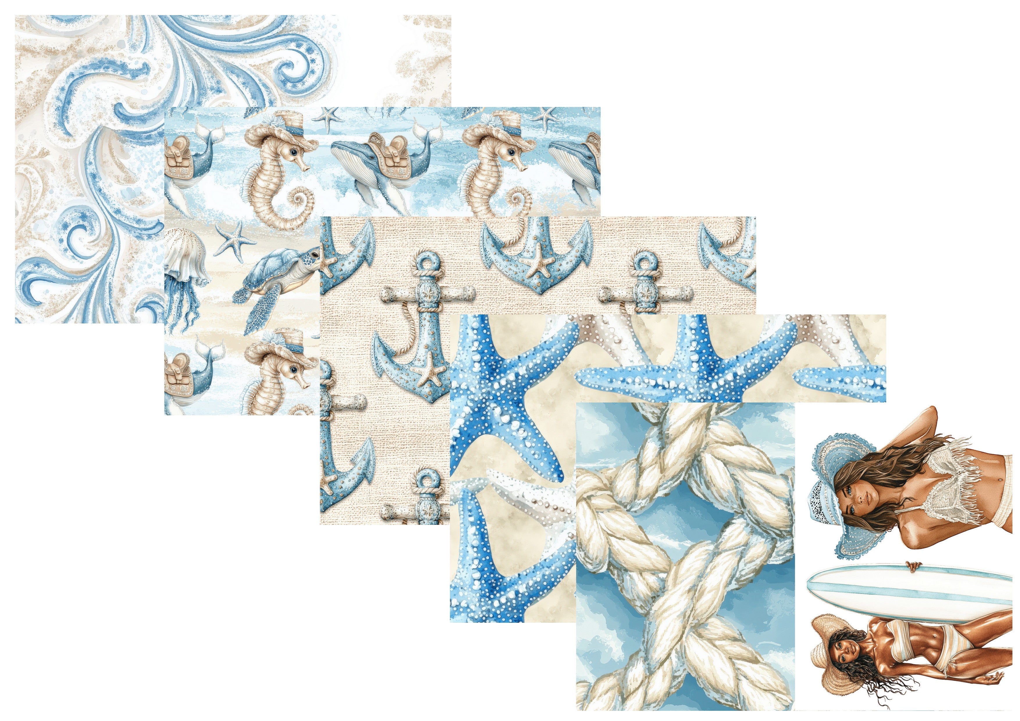 LovedbyGaby A4 Notizblock-Set Summer Cowgirl